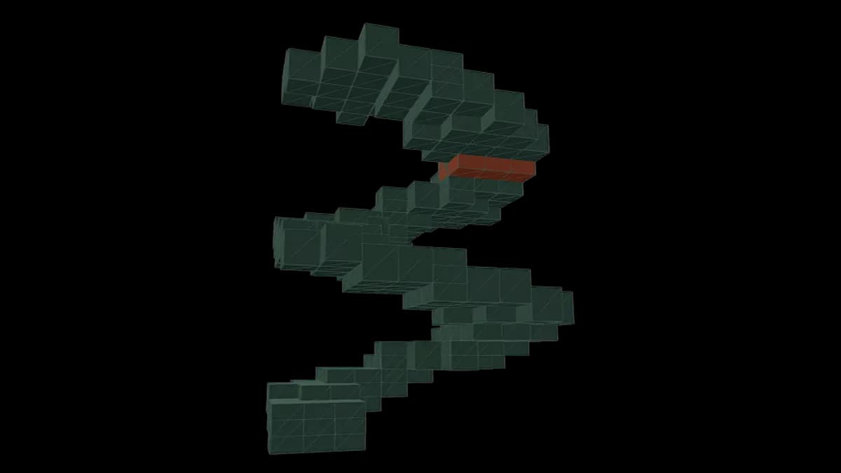 Minecraft spiral staircase generator preview